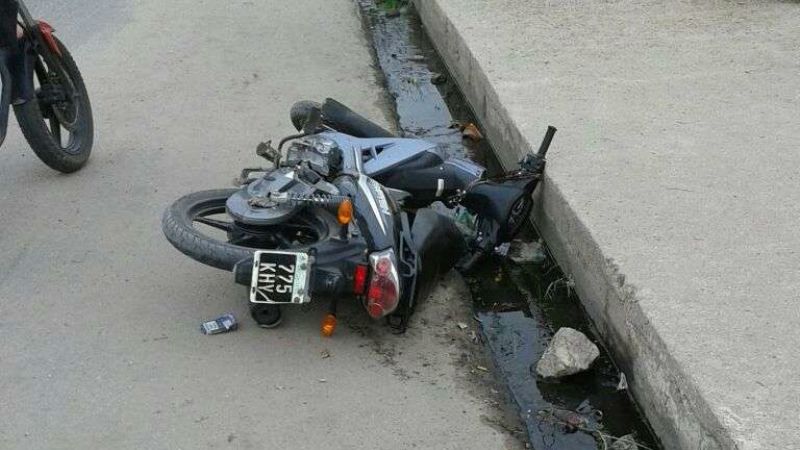 Tres jóvenes y un niño heridos en accidentes de motos