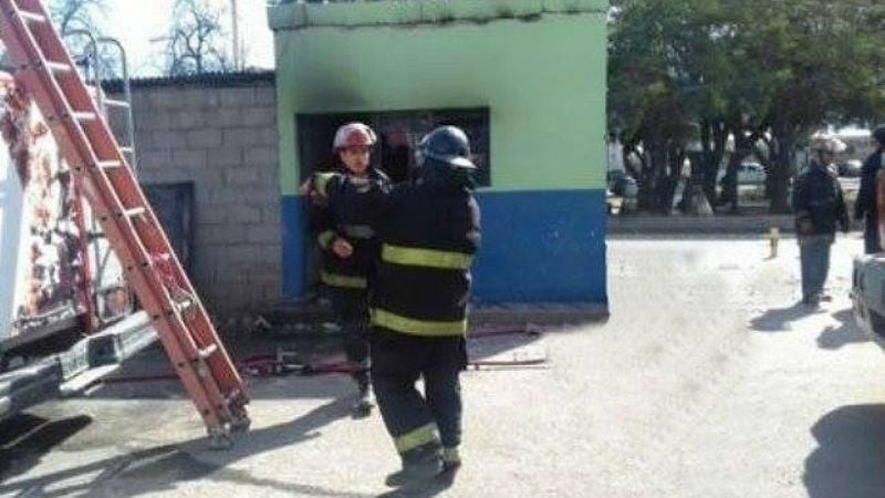 Incendio en el viejo predio del Mercado de Abasto