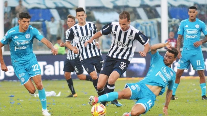 Belgrano-Talleres con el telón de la partida de Suárez