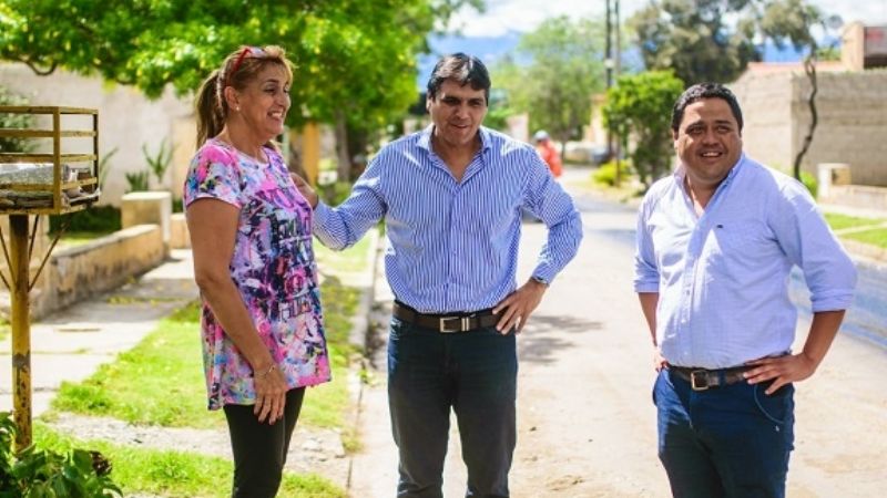 Barrio Luis Franco, con obra de pavimento por finalizar