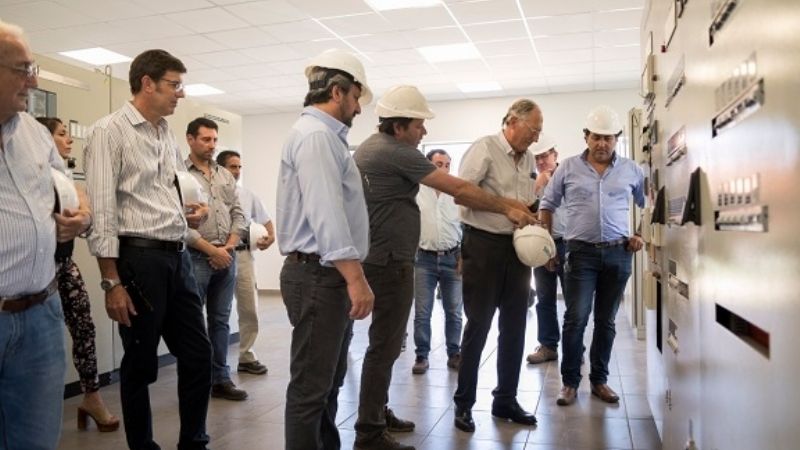 Supervisan la ampliación de la ET Valle Viejo