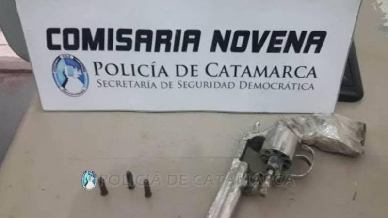 Arrestado con un arma de fuego