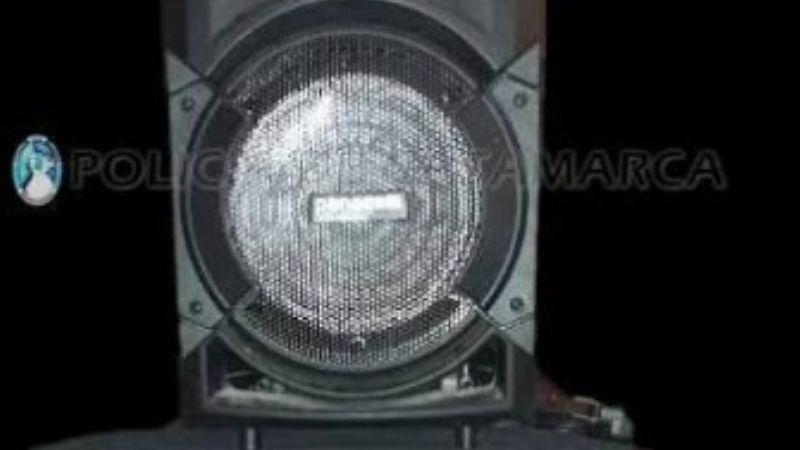 Recuperan un parlante