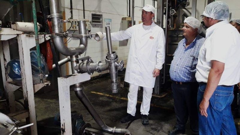 Carletta y Zelarayán analizaron la situación productiva en La Paz