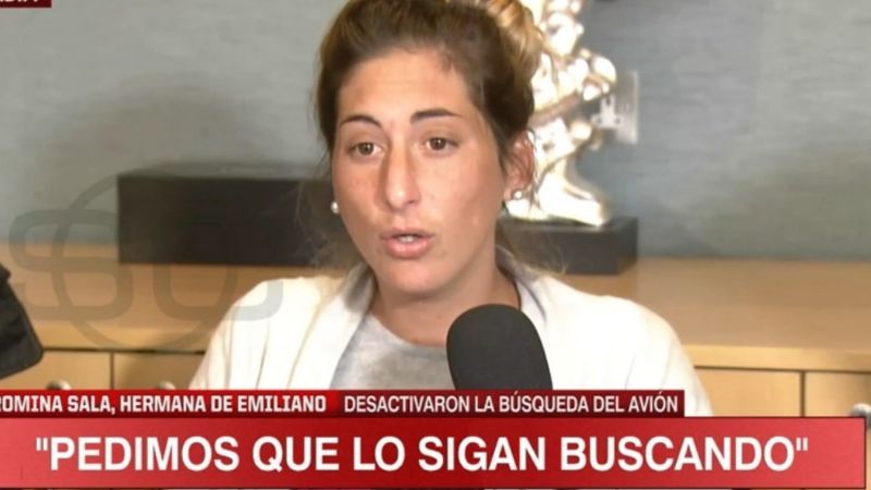 Romina, la hermana de Emiliano Sala: “Sabemos que están vivos”