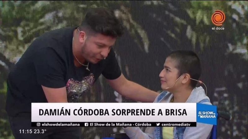 Damián Córdoba sorprendió a joven que recibió una bala perdida en su cabeza