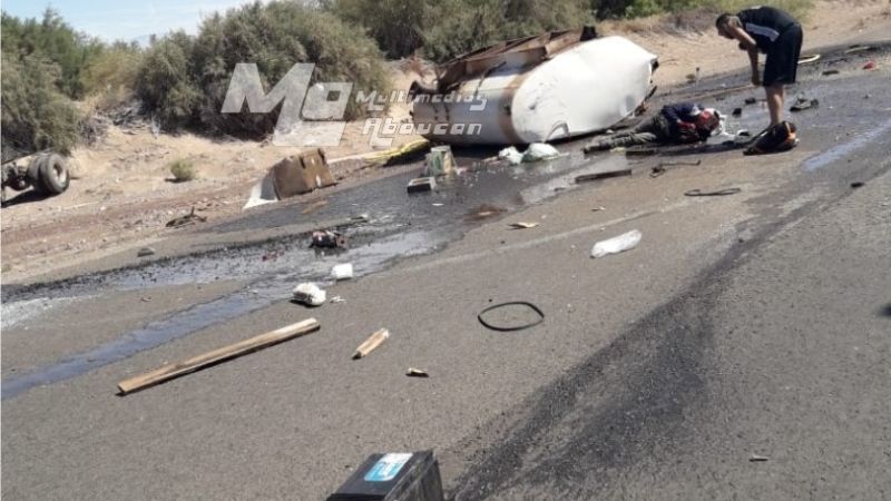 Un camión protagonizó un grave accidente en Fiambalá