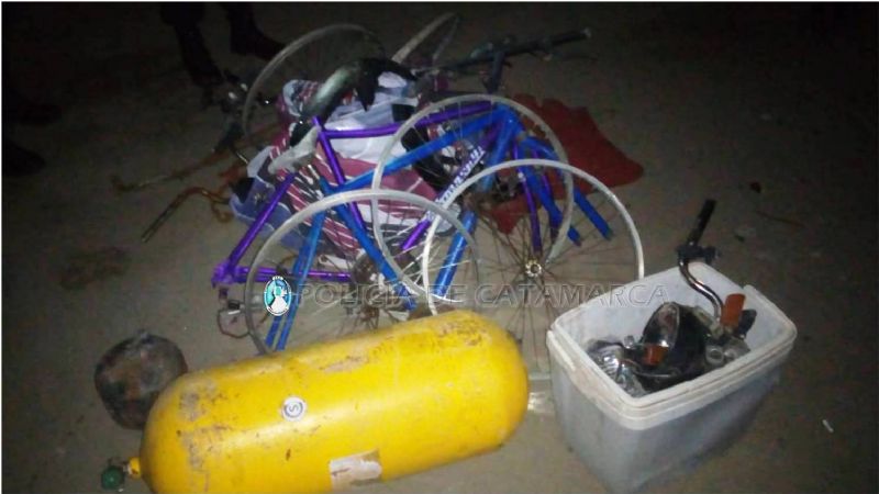 Recuperan elementos robados de un depósito de la División Canes