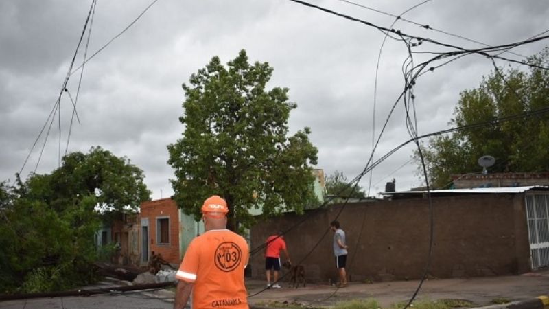 Importantes daños causó el paso de la tormenta