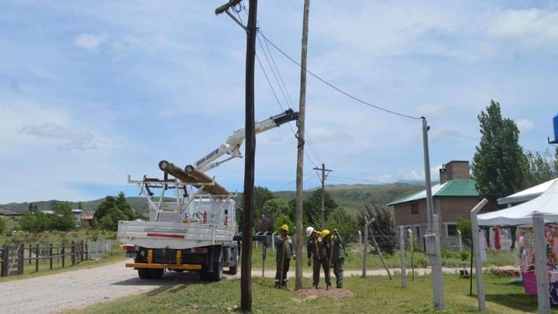 Mejoras en el servicio eléctrico en Aconquija