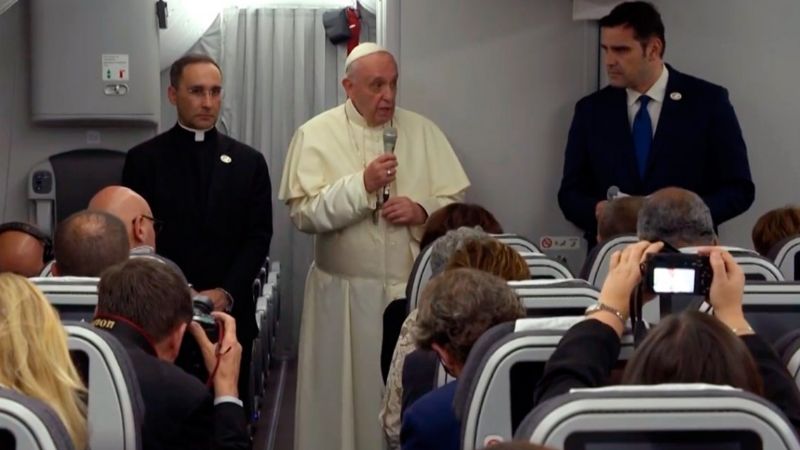 Al Papa Francisco lo "asusta un derramamiento de sangre" en Venezuela