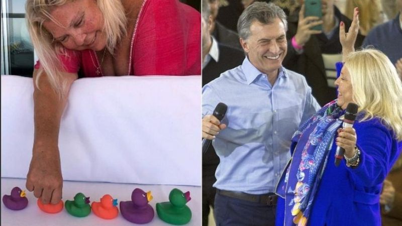 Carrió "alineó" los patitos y ratificó que Macri irá por la reelección