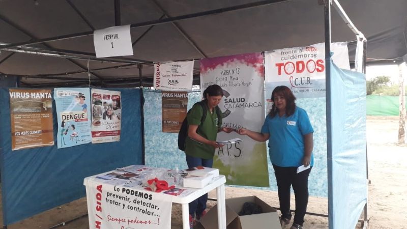 Prevención de enfermedades en festivales de Icaño y Santa María