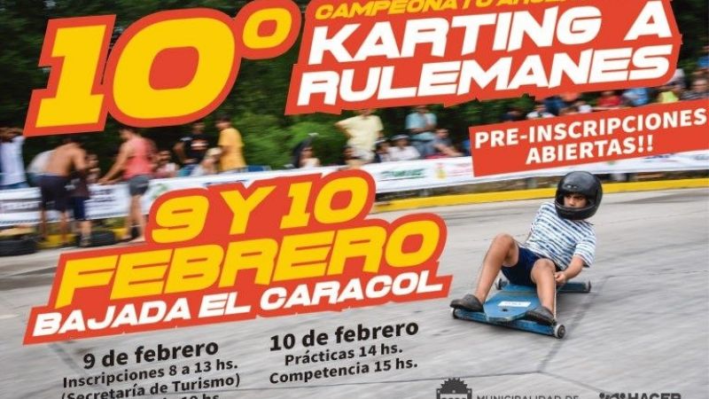 Se realizará el 10° Campeonato Argentino de Karting a Rulemanes