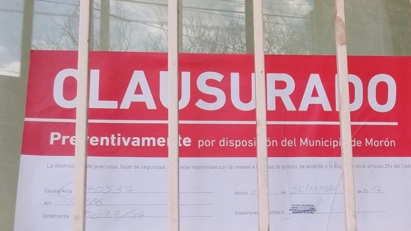 La Municipalidad clausuró un supermercado por irregularidades