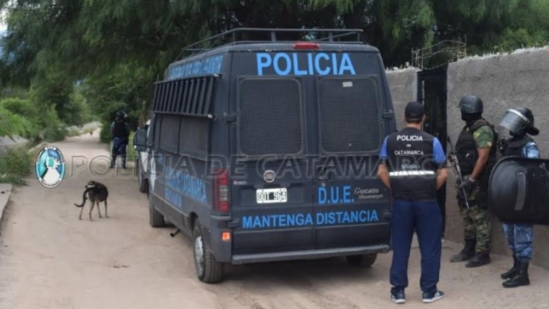 Desbaratan un punto de venta de droga en Valle Viejo