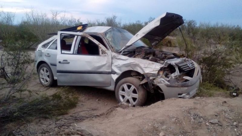 Se salvaron tras un impresionante vuelco