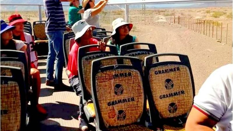 El “Bus Turístico” recorre la Ruta del Adobe y La Aguadita