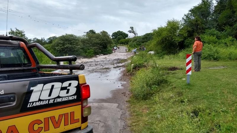 Impresionante crecida del Río San Pablo