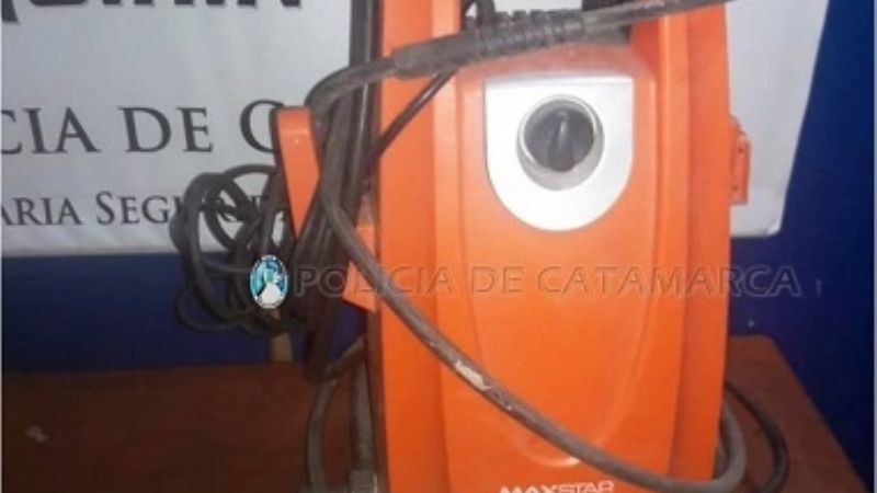 Recuperan una hidrolavadora