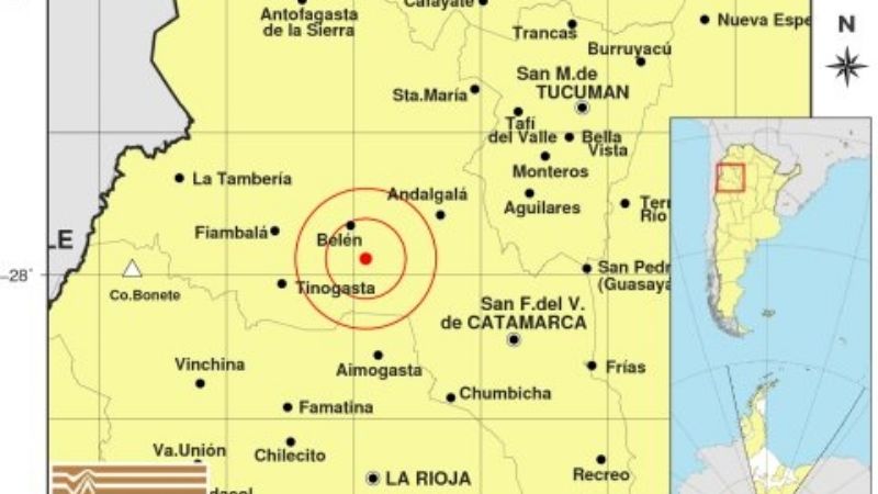 Temblores en el Oeste, uno de 3.9