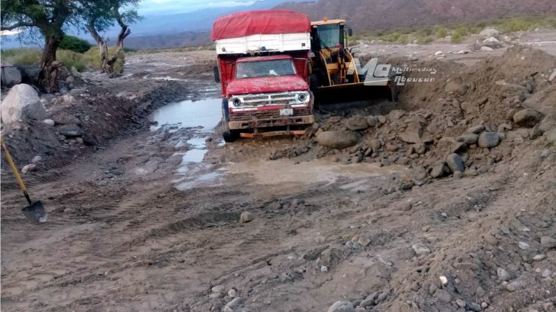 Importantes daños en Fiambalá por las lluvias y crecidas