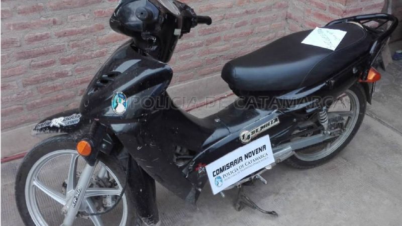 Robó un celular, lo atraparon y le secuestraron la moto