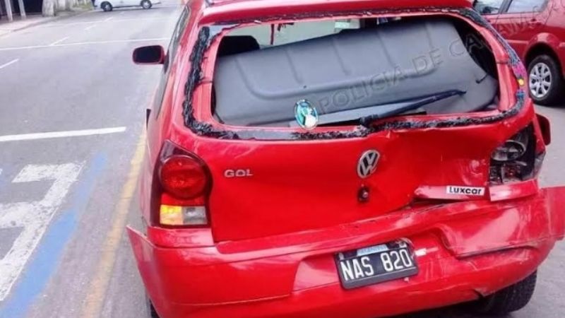 Choque en avenida presidente Castillo