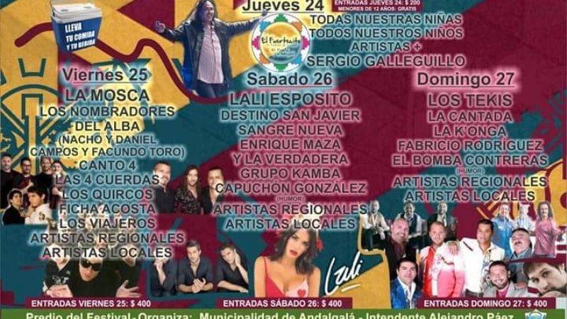 Se presentó la 43° edición del Festival Nacional El Fuerte
