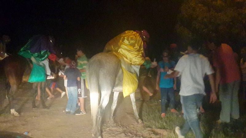 Tradicional noche de Reyes Magos en Coneta