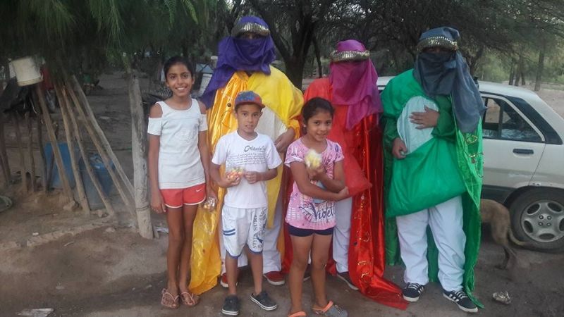 Tradicional noche de Reyes Magos en Coneta