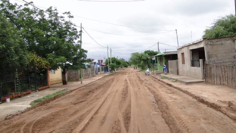 Trabajan en el mejoramiento de calles en Recreo