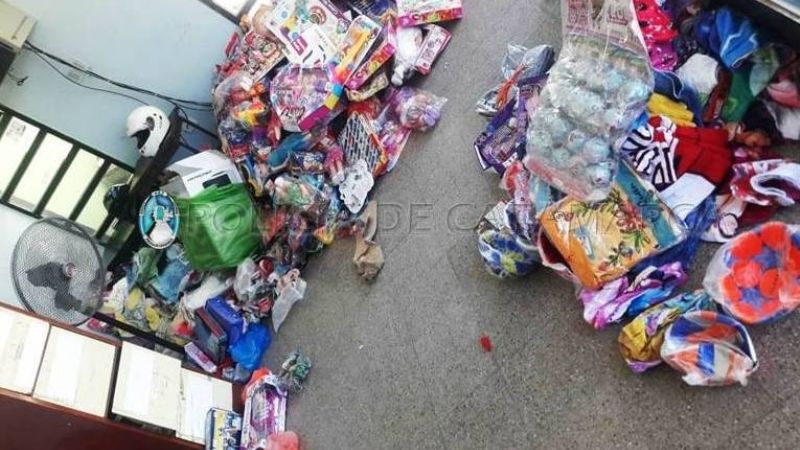 Secuestran mercadería ilegal valuada en 200 mil pesos