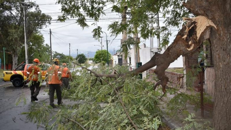 Reportes de la tormenta en Catamarca