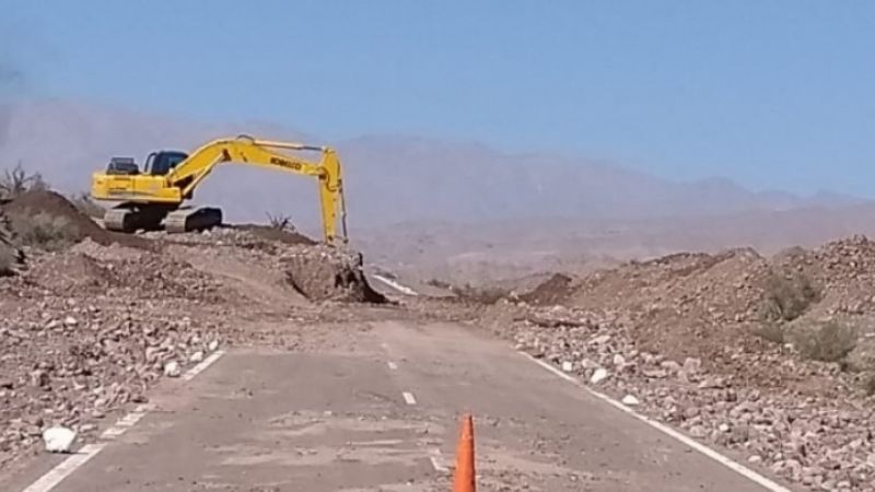 Ruta 40: Dos tramos en obras a su paso por Belén