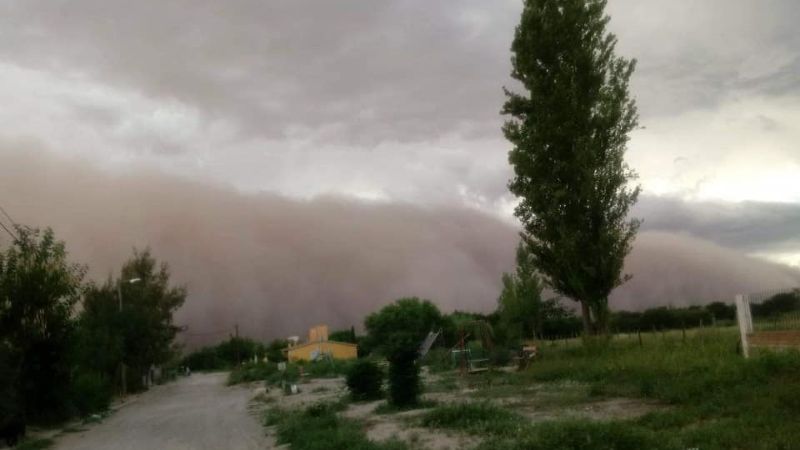 Tempestad de polvo en Belén