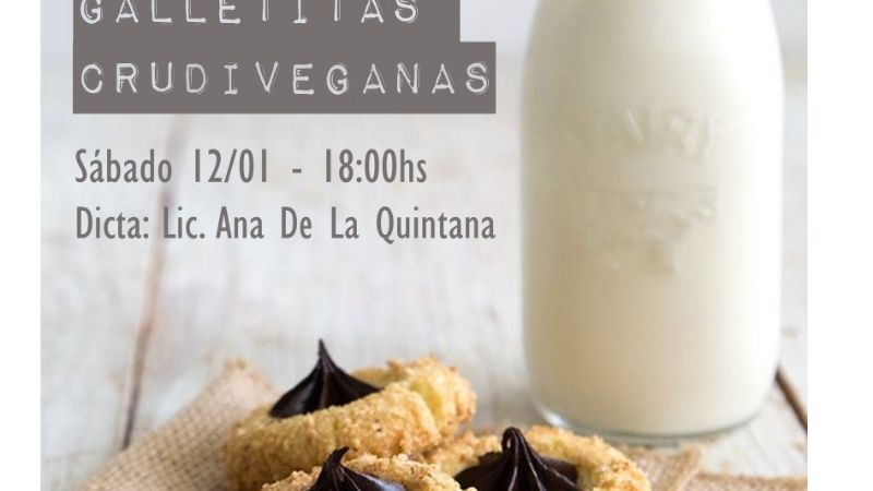 Taller de leches vegetales y galletas crudiveganas