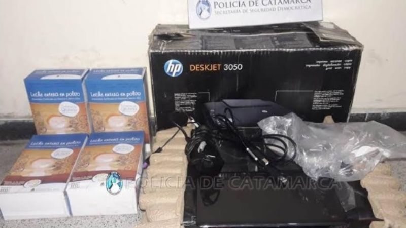 Recuperan elementos robado en un CIC