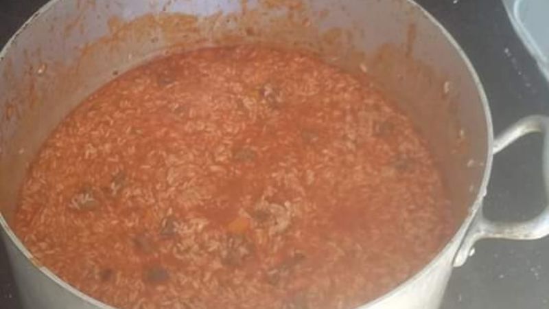 Tras el temporal, Cocineros Unidos prepararon guiso solidario