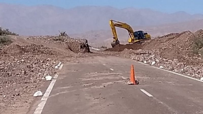 Ruta 60: Previenen por obras en Las Angosturas y Las Grutas
