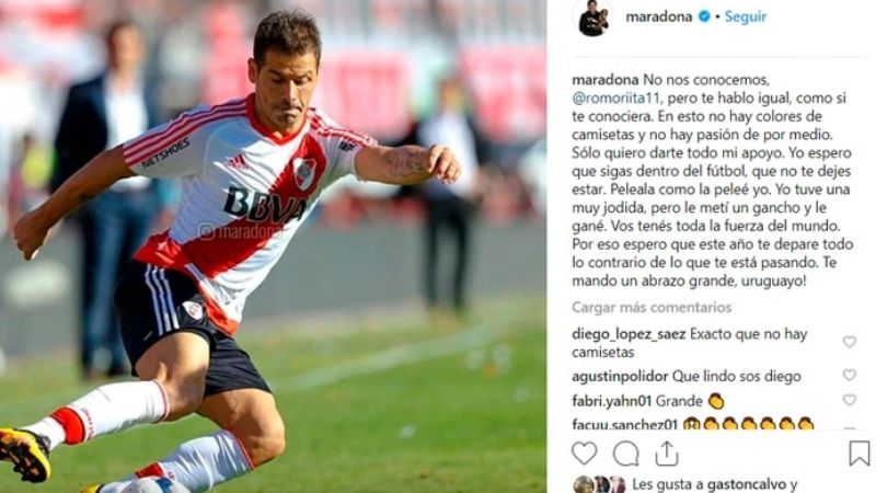 De Maradona a Mora: "Peleala como la peleé yo”