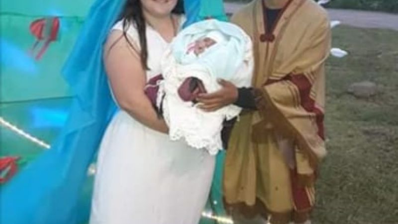 Pesebre viviente en Tintigasta