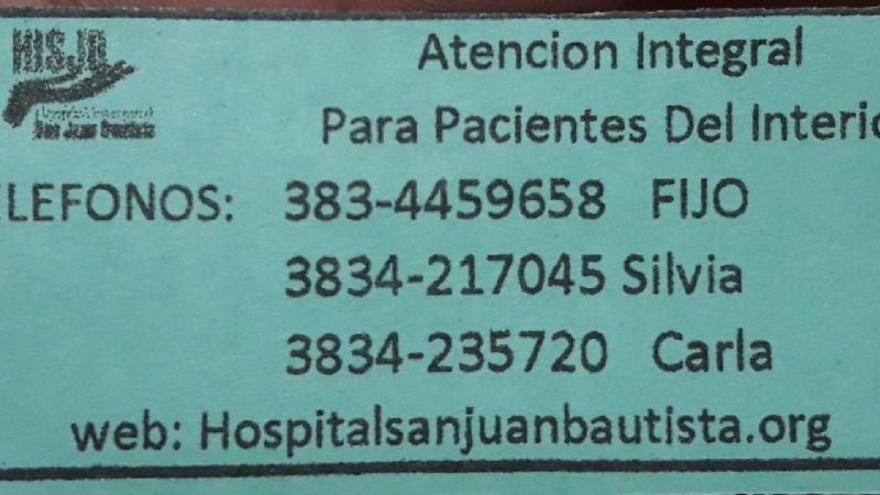 Para turnos programados en el hospital, tienen prioridad los pacientes del interior