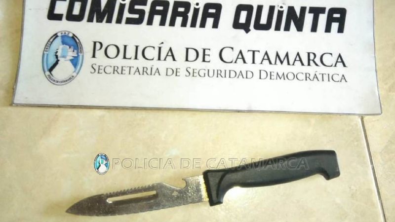 Subió al techo de una torre de las 920 con un cuchillo y policías la salvaron