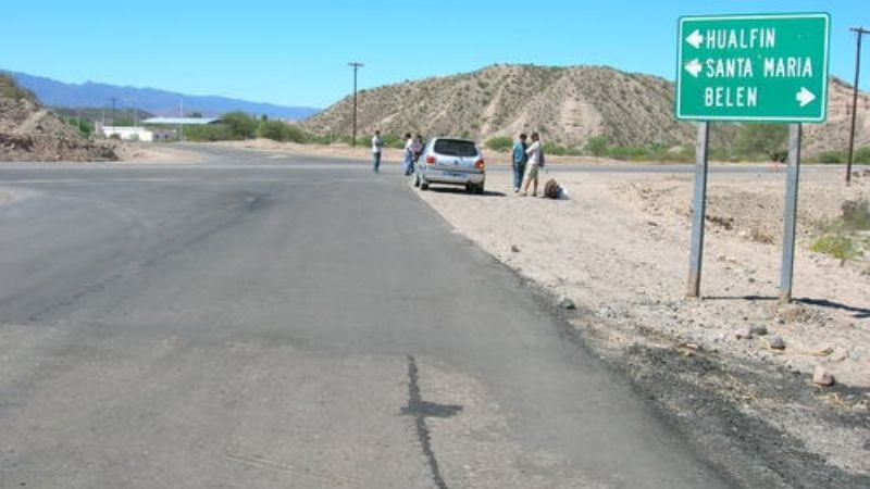 La Ruta 40 en dos tramos con obras a su paso por Belén