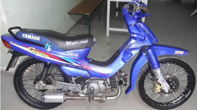 Abandonó la moto y terminó la fuga a pie