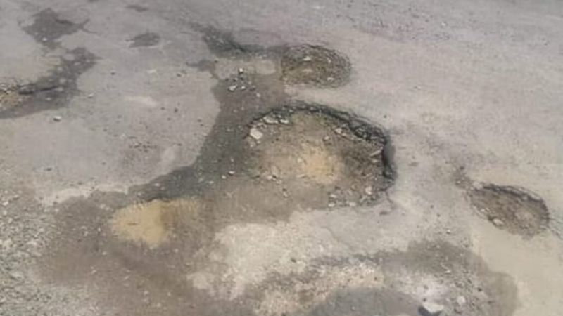 Reclaman por mal estado de ruta provincial