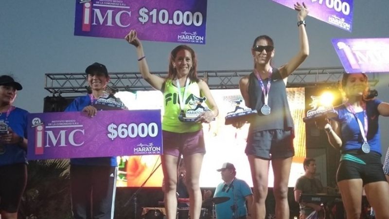 Frencia y Leguizamón ganaron la exitosa prueba del IMC