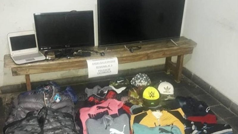 Esclarecen varios robos en Andalgalá