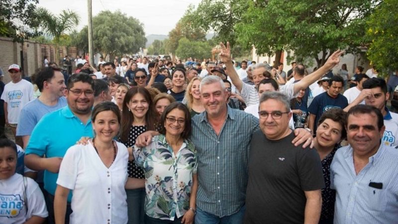 Corpacci y Jalil caminaron junto a Zenteno en Valle Viejo